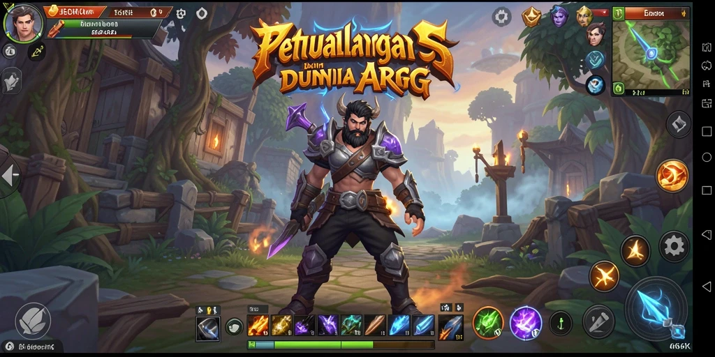 Tampilan gameplay seru dalam dunia fantasi ARPG di 66K.