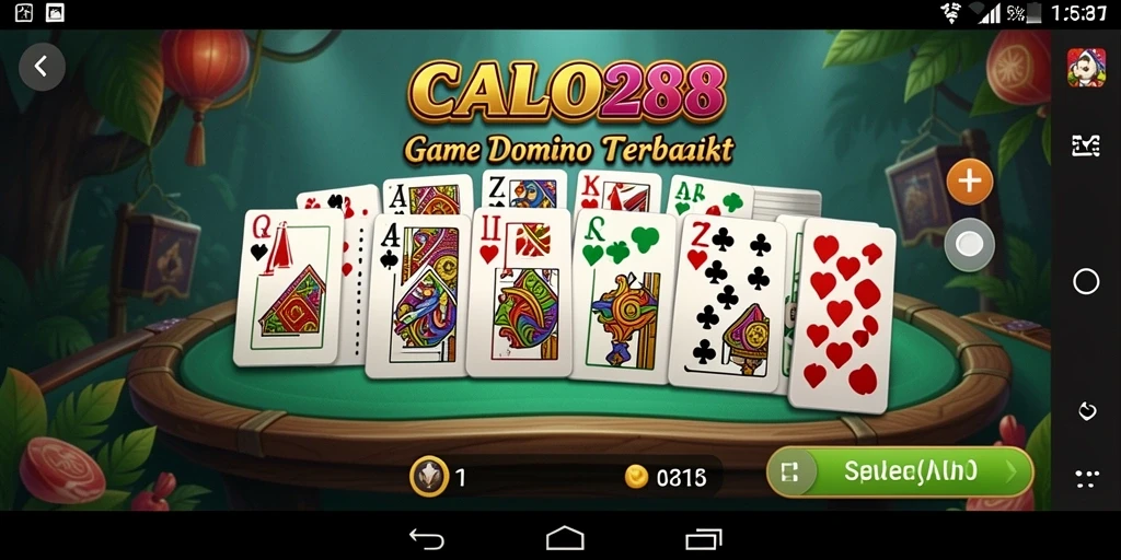 Tampilan menarik gameplay Domino di CALO288 dengan strategi seru.