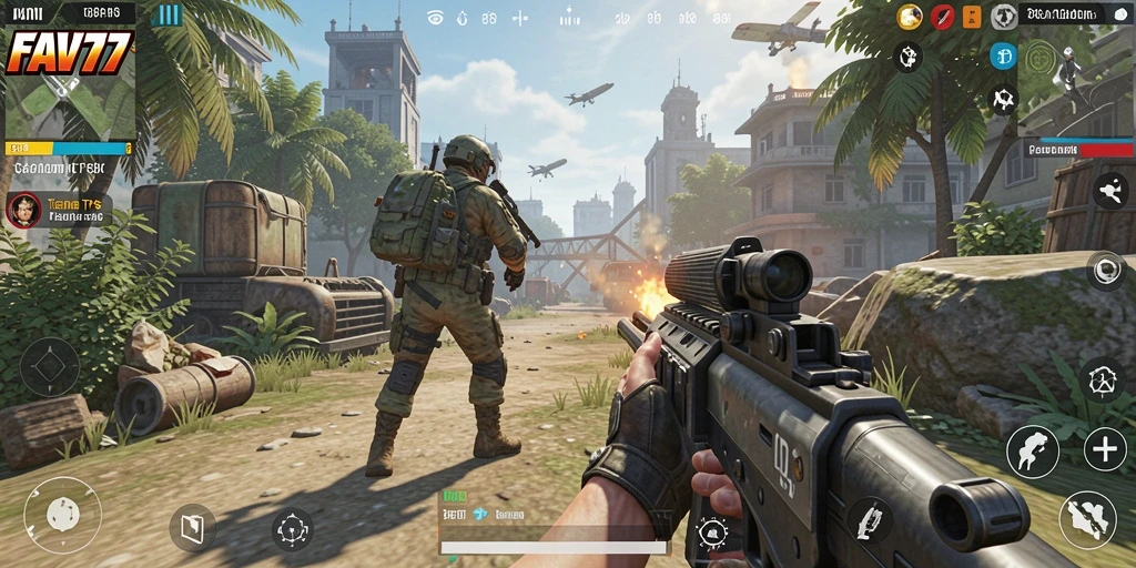 Tampilan gameplay FAV77 yang mendebarkan dan penuh aksi.