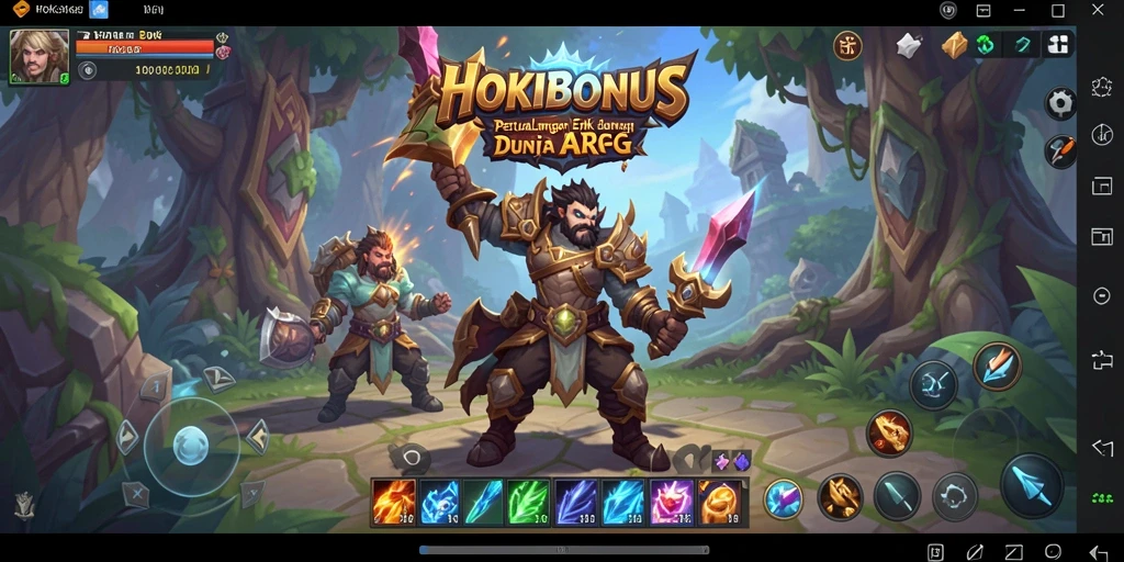 Tampilan gameplay HOKIBONUS dengan aksi pertempuran yang mendebarkan.