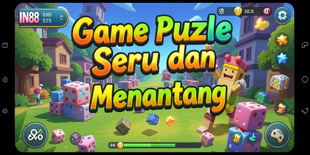 Tampilan gameplay luar biasa dari game Puzzle IN88 yang menantang.