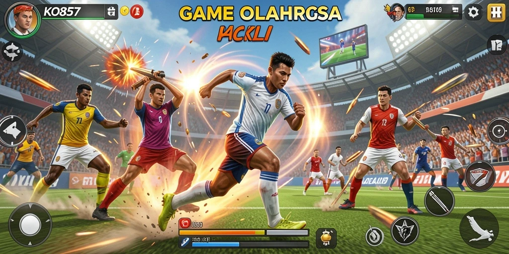 Gameplay seru dalam KO857 yang menggambarkan pengalaman olahraga nyata.