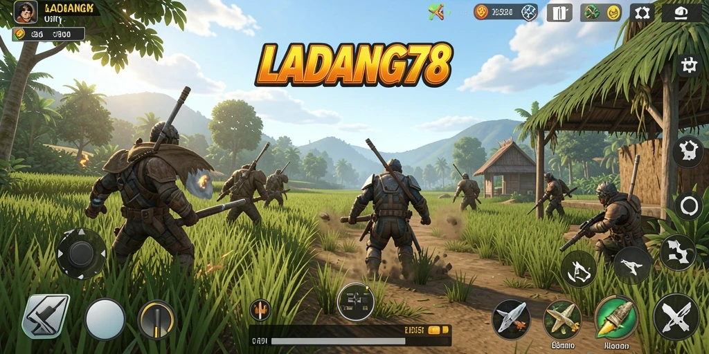 Gambaran antarmuka aplikasi LADANG78 yang memudahkan penggunaan.