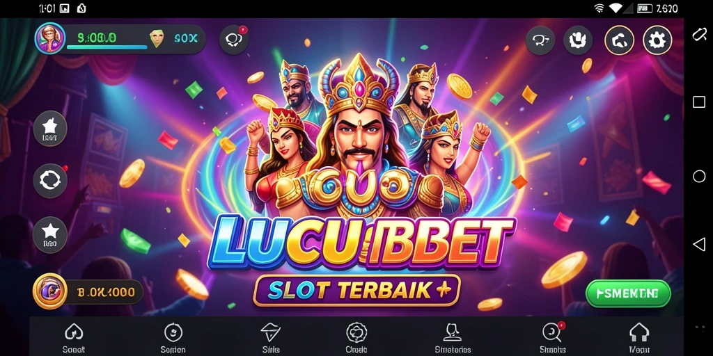 Screenshot gameplay LUCUBET yang memperlihatkan slot yang mengasyikkan.