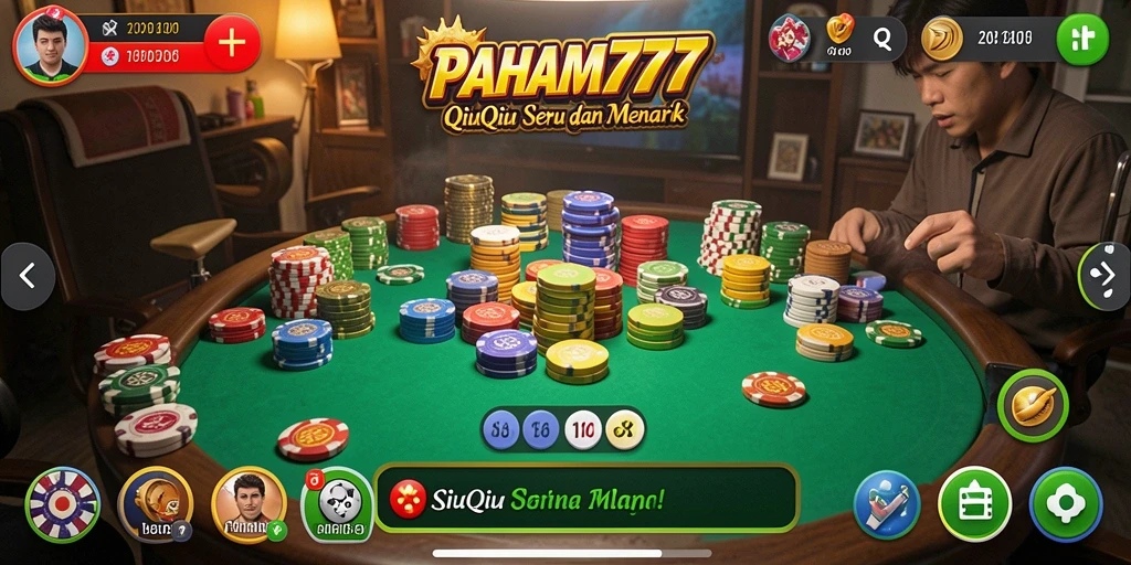 Tangkapan layar PAHAM777 menunjukkan keseruan saat bermain QiuQiu.