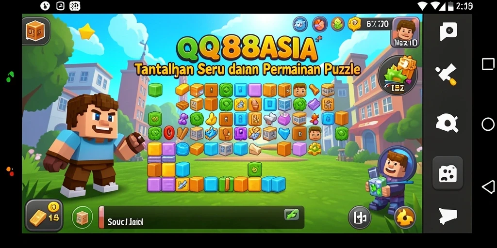 Gameplay menarik QQ88ASIA dalam aksi puzzle.