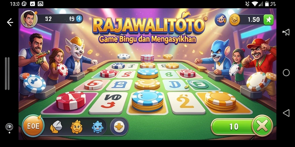 Tampilan menarik dari gameplay Bingo RAJAWALITOTO yang mengasyikkan.