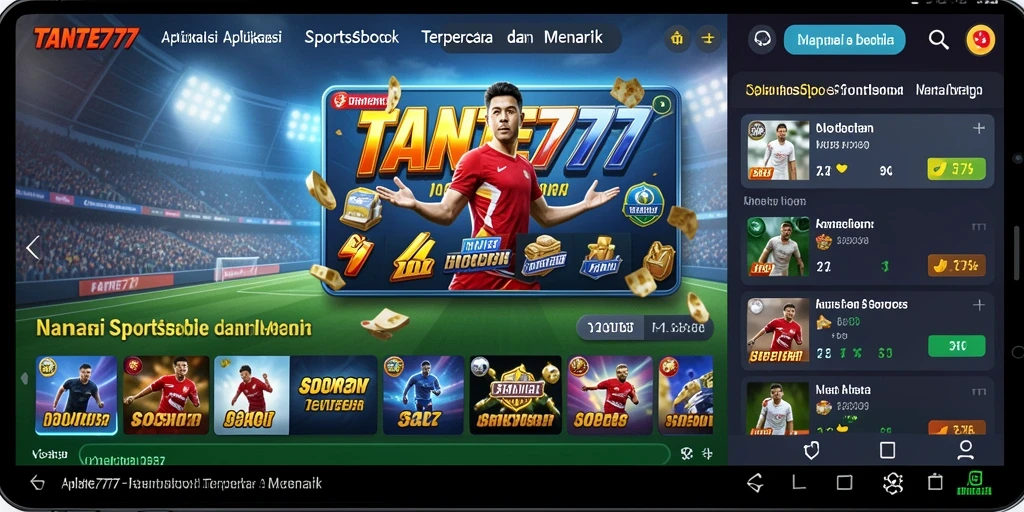 Tampilan gameplay sportsbook TANTE777 yang menarik dan intuitif.