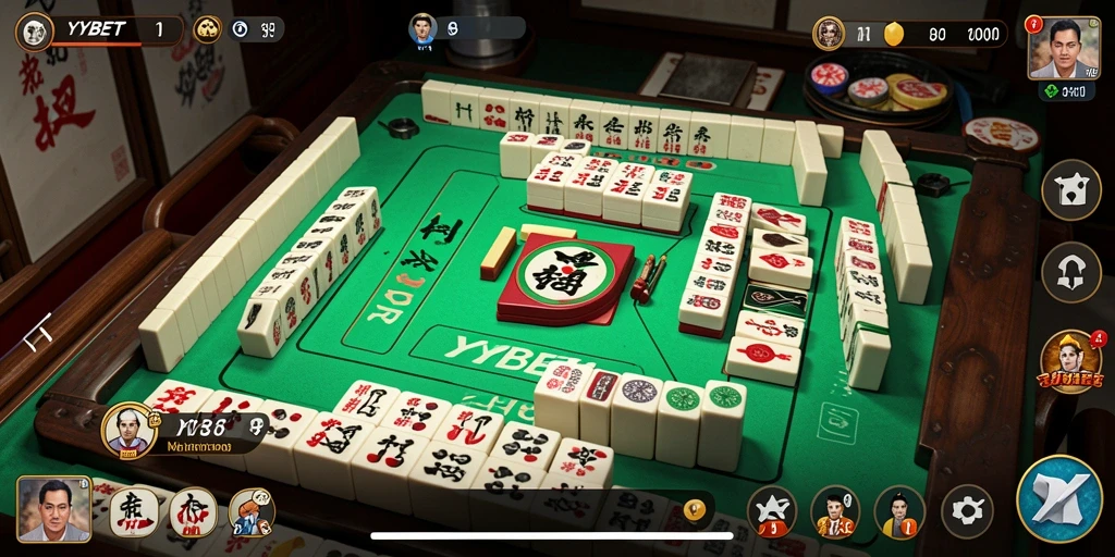 Tampilan gameplay Mahjong yang menarik di YYBET.